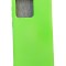 Huse silicon antisoc cu microfibra interior Samsung Galaxy S20 Ultra Verde Neon