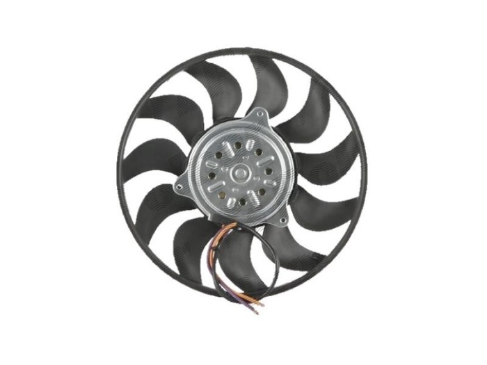 GMV ventilator radiator Audi A4 (B6/B7), 2000-2007, A6 (C6), 2004-2010; cutie manuala, cu AC/fara AC, 200 W; 280 mm; fara mufa, Polcar Polonia