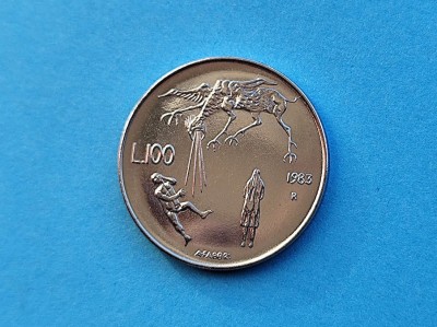 100 Lire 1983 San Marino-UNC-RAR foto