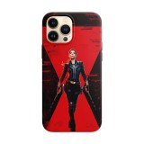 Husa compatibila cu Apple iPhone 14 model Black Widow, Silicon, TPU, Viceversa
