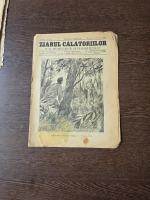 Ziarul Călătoriilor si al intamplarilor de pe mare si uscat - nr. 594/1908 foto