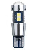 Led Auto Canbus T10 cu 10 Smd 3030 12V T10-3030-10SMD-A, Xenon Bright