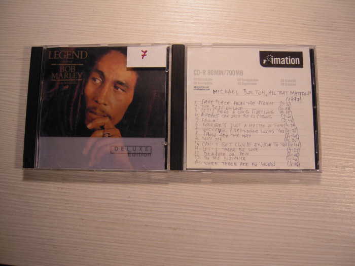 LOT 2 CD-uri: Michael Bolton - All That Matters (1997), Bob Marley - Legend