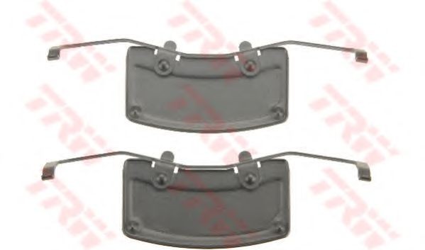 Set accesorii, placute frana VW PHAETON (3D) (2002 - 2016) TRW PFK557