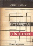 Interpretari si intelesuri - Valeriu Rapeanu