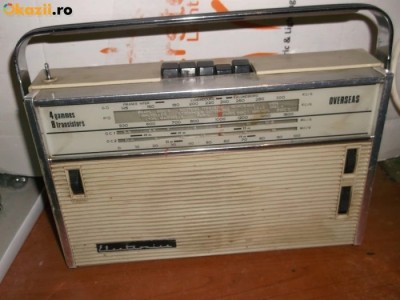 RADIO ELECTRONICA OVERSEAS, VARIANTA PENTRU EXPORT ,ANII 70 . foto