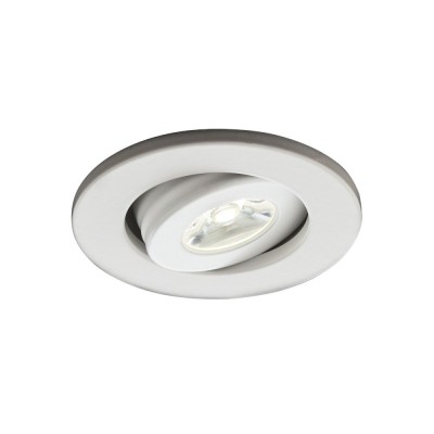 Spot LED incastrat MT 119 70324, 1W, lumina neutra, orientabil, alb mat foto