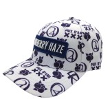 Sapca Lauren Rose Blueberry Haze Buzunar Secret + Bandana 420 Prix D&#039;ami Amsterdam, Broderie 3D, Cozoroc Drept, Marime Universala