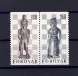 Foroyar Feroe Danemarca MNH 1983 - Piese de sah sport, Nestampilat