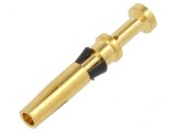 Pin mamă cupru aurit 0,75-1mm2 crimpat pe cablu