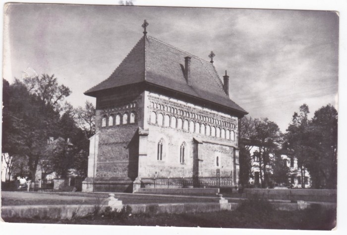 AMS - ILUSTRATA 1270, PIATRA NEAMT - BISERICA LUI STEFAN CEL MARE, ANUL 1957, cu perforari