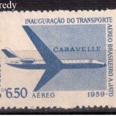 BRAZILIA 1959, Aviatie, serie neuzata, MNH
