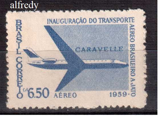 BRAZILIA 1959, Aviatie, serie neuzata, MNH