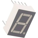 Afisaj 1digit LED rosu cc 12.6x19x7mm