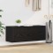 vidaXL Dulap pentru pantofi cu raft Stejar negru 100 x 35 x 38 cm 881020