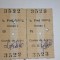 LOT 2 BILET TREN CFR VECHI - ROMAN CURTEA DE ARGES .SERII CONSECUTIVE