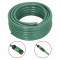 Furtun de grădină cu set de racorduri, verde, 0,5&quot;, 50 m, PVC