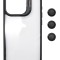 Husa Protectie din Policarbonat cu stativ si protectie camere, pentru iPhone 13 Pro Max, Negru