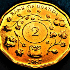 Moneda exotica 2 SHILLINGS - UGANDA, anul 1987 * cod 1682 B = UNC