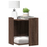 VidaXL Cutie litieră pisici stejar maro 42x42x51 cm lemn prelucrat