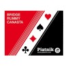 Set carti de joc Poker, Bridge, Canasta, 2 pachete - Piatnik