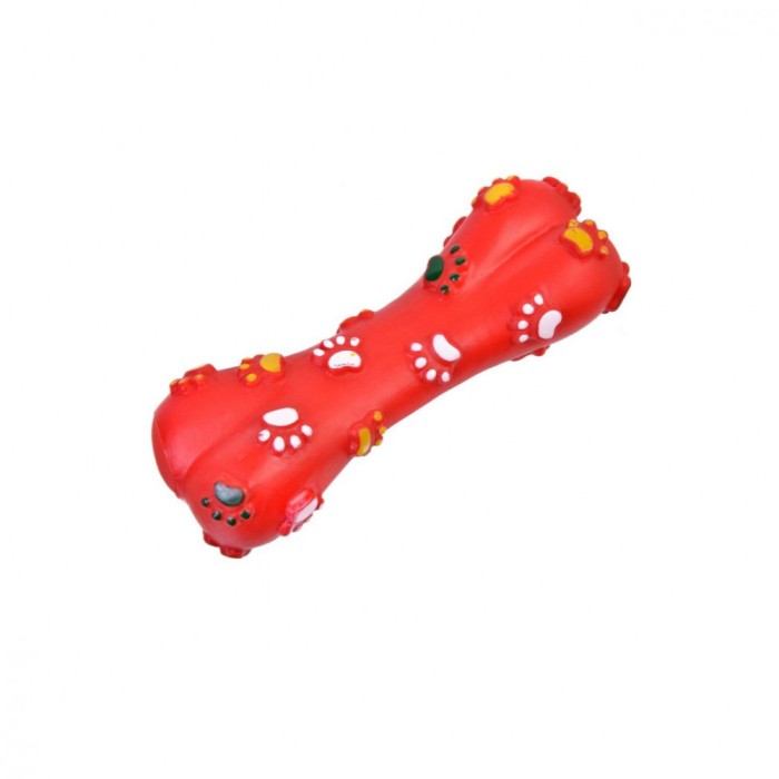 Jucarie pentru caini, os din cauciuc, 14cm