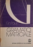 Gramatici Matriciale - Gh. Paun - Carte