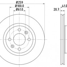 Disc frana RENAULT CLIO II (BB0/1/2, CB0/1/2) (1998 - 2005) KRIEGER 0950004296