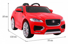 Masinuta electrica Jaguar F-Pace, rosu foto