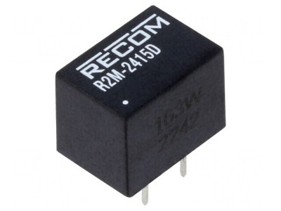 Convertor DC/DC 2W 9-36V la 15V 15V SIP8 foto
