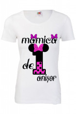 TRICOU PERSONALIZAT &amp;quot;MAMICA DE 1 ANISOR&amp;quot; foto