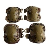 Cumpara ieftin Set de protectie IdeallStore&reg;, Tactical Gear, genunchiere si cotiere, nylon, marime universala, camuflaj