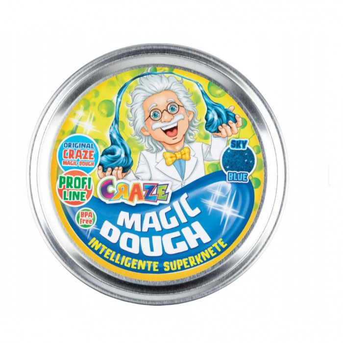 Cutie plastilina Craze - Magic dough, Profesor, Sky blue