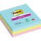 Notes adeziv pentru Conferinta 101 mm x 101 mm 3 x 70 file liniat Super Sticky Cosmic Post-it 3M