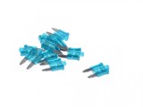 Set 10 Sigurante Mini Auto cu LED, 15A, Indicare Ardere, 11mm