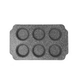 Tava pentru copt, forma 6 briose, Klausberg