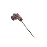 Intrerupator cu Lant pentru Aplice, Lustre, Ventilatoare - Actionare Tragere
