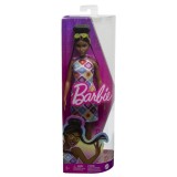 PAPUSA BARBIE FASHIONISTA SATENA CU OCHELARI DE SOARE GALBENI, BARBIE - Fashionistas
