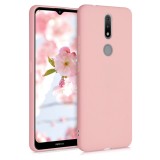 Cumpara ieftin Husa pentru Nokia 2.4, Silicon, Rose Gold, 53496.89, Roz, Carcasa, Kwmobile