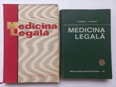 MEDICINA LEGALA - Z. ANDER, I. BILEGAN, V. MOLNAR [TIRAJ MIC] + MEDICINA LEGALA - G. SCRIPCARU , M. TERBANCEA foto