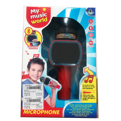 Microfon Karaoke Bluetooth De Jucarie 2524 foto