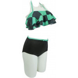 Pentru Cosplay Demon Bikini Costum de baie Anime Cosplay Costum Kimetsu no Yaiba