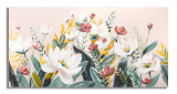 Cumpara ieftin Tablou decorativ, Florville, Mauro Ferretti, 60 x 120 cm, canvas imprimat si pictat/lemn de pin, multicolor