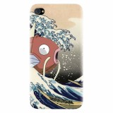 Husa silicon pentru Apple Iphone 4 / 4S, Great Wave Fish