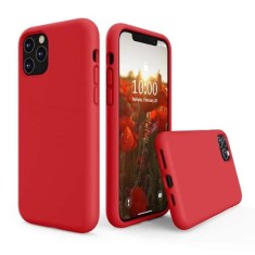 Husa din Silicon Soft compatibila cu iPhone 11 Pro Max, Rosu