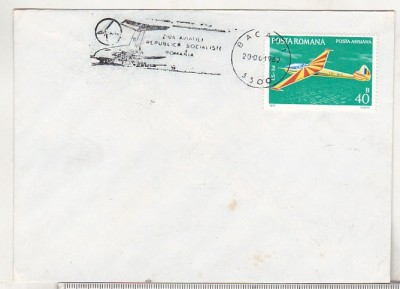 bnk fil Plic stampila ocazionala Ziua aviatiei 1982 Bacau foto