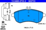 ATE 13.0460-2733.2 set placute frana,frana disc