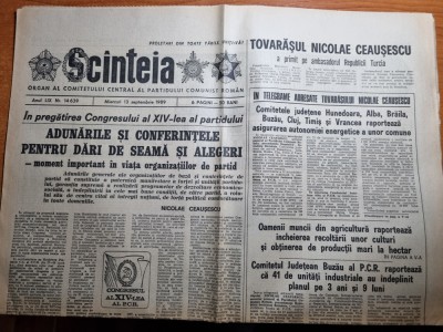scanteia 13 septembrie 1989 foto