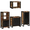 VidaXL Set de mobilier pentru baie cu ușă 4 pcs Lemn recuperat solid 3305679