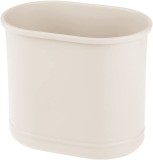Cos de gunoi mDesign, metal, crem, 30,5 x 26 cm